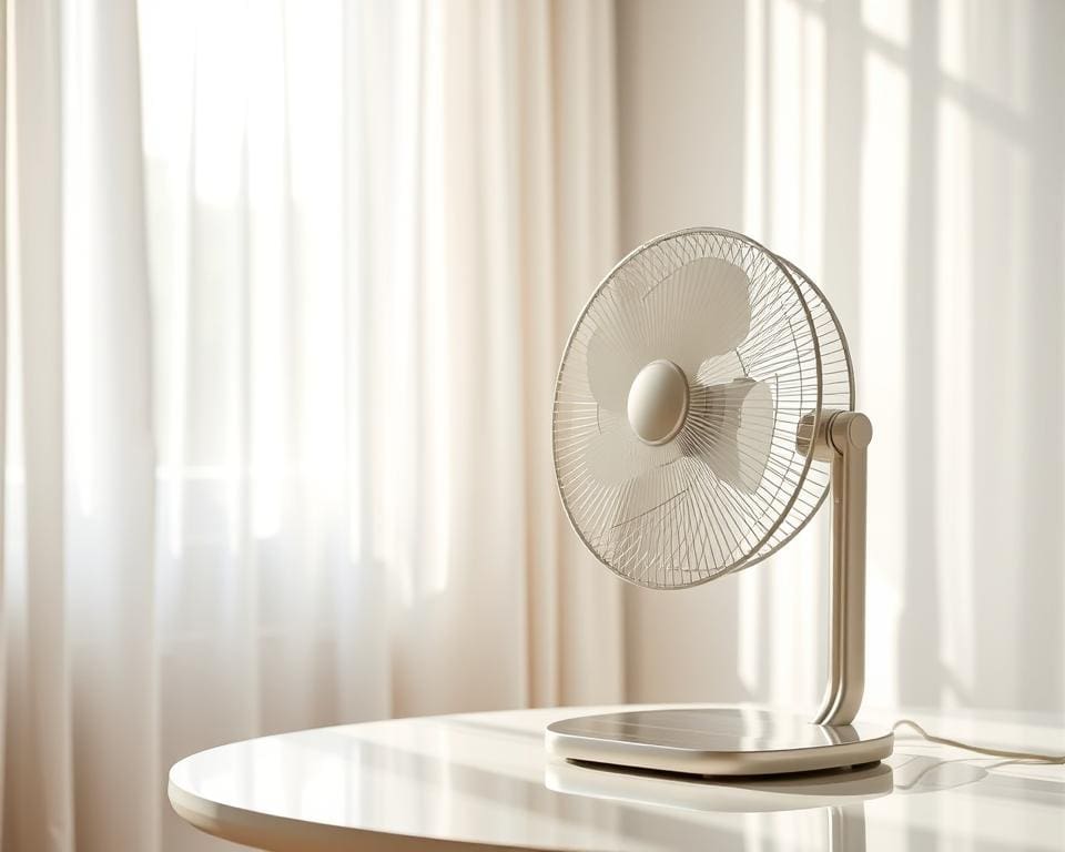 Elektrische tafelventilator met oscillatie: frisse lucht overal