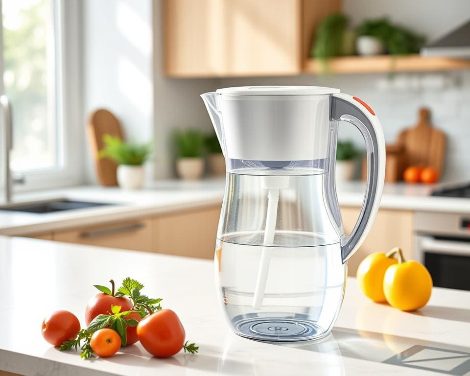 Elektrische waterfilterkan met koeling: fris en puur