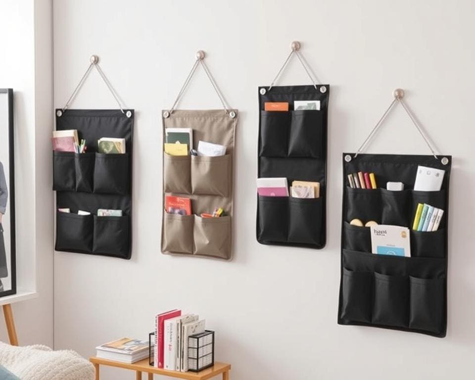 Hangende wandorganizers met meerdere vakken