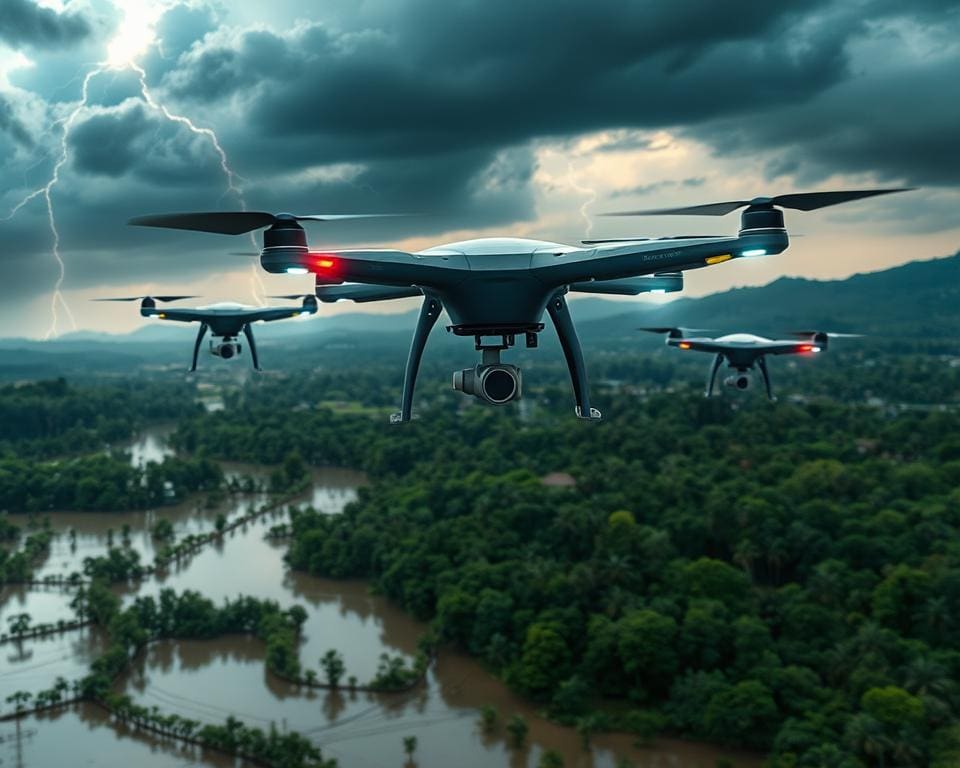 Hoe dragen drones bij aan natuurrampvoorspellingen?