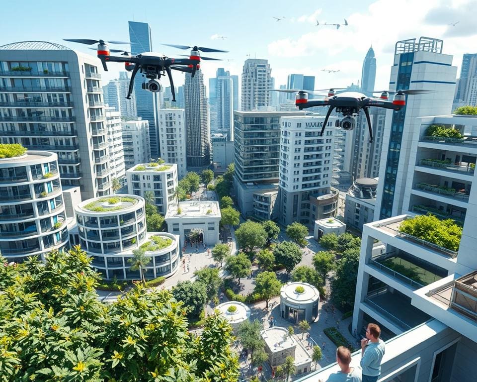 Innovatief gebruik van drones voor stadsvernieuwing