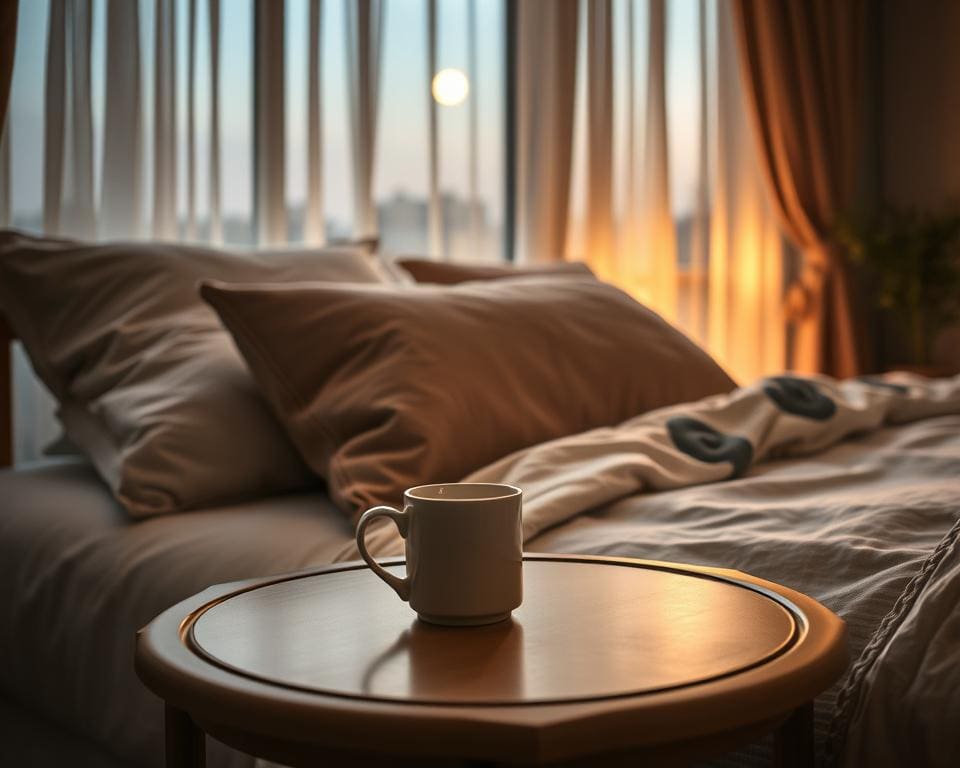 Koffie minderen voor een betere nachtrust