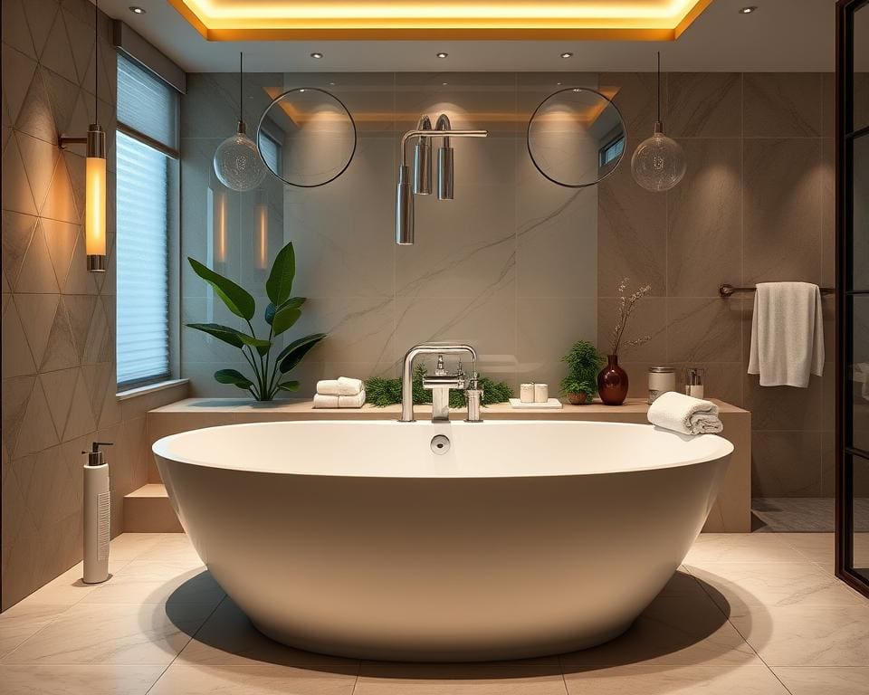 Luxe badkuip met whirlpoolfunctie: wellness thuis