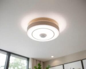 Moderne plafonnière met sensor: licht wanneer je het nodig hebt