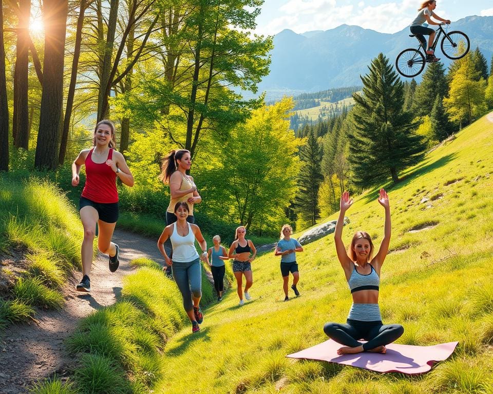 Outdoor fitness: calorieën verbranden in de natuur