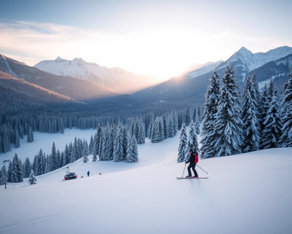 Rustig skiën in Saas-Almagell met adembenemende uitzichten