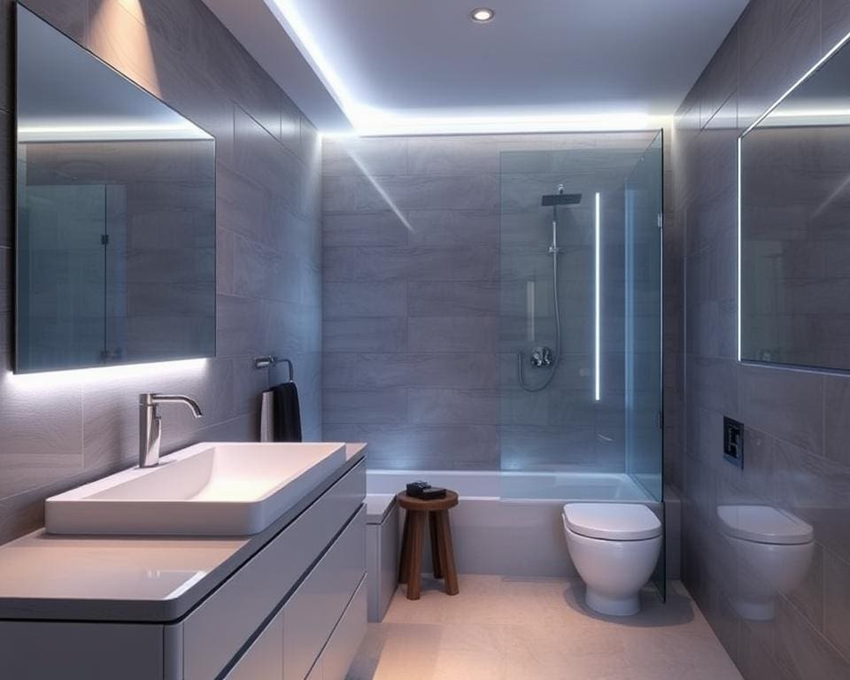 Slimme badkamerverlichting met vochtbescherming: veilig en sfeervol