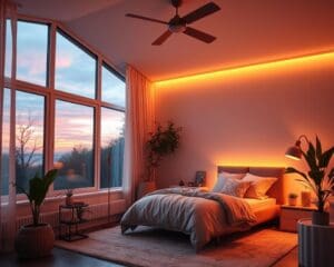 Slimme verlichting met zonsondergangsimulatie: natuurlijk ontwaken