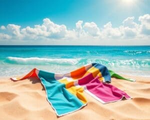 Strandlakens met zandafstotende eigenschappen