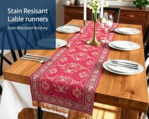 Tafellopers met vlekwerende afwerking