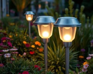 Tuinlampen met weerbestendige behuizing