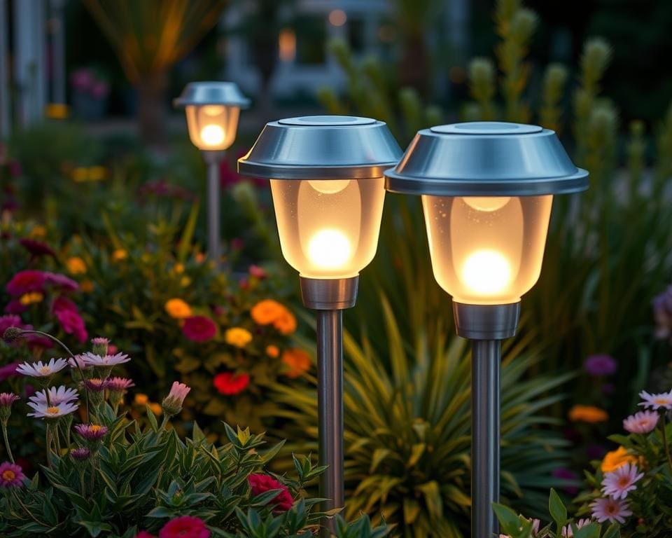 Tuinlampen met weerbestendige behuizing