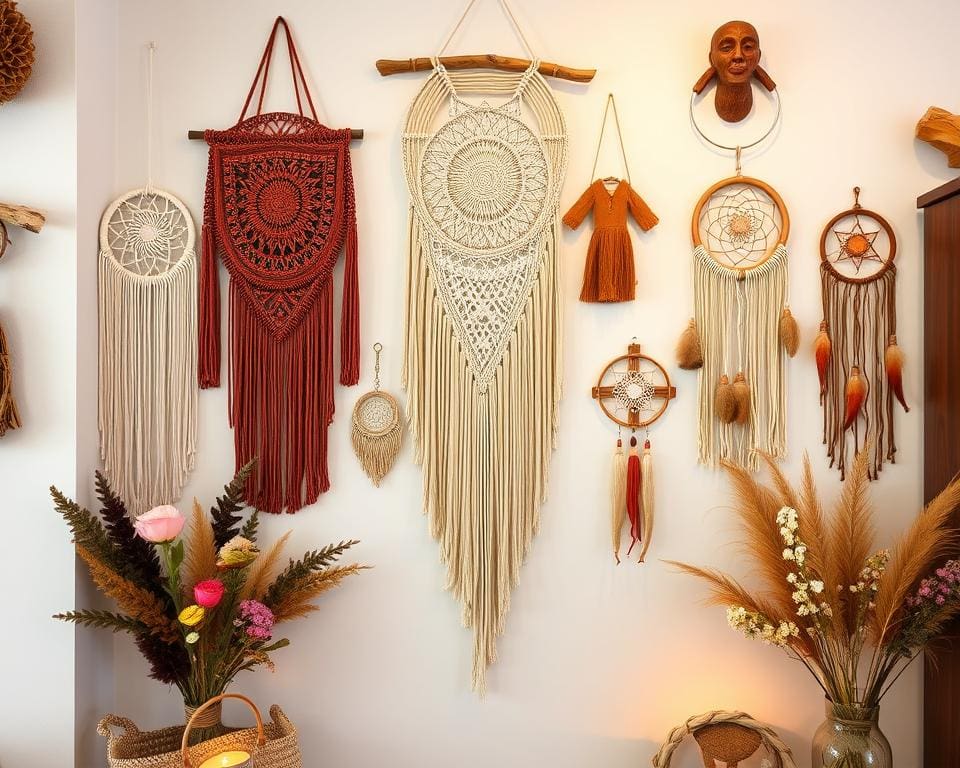 Wanddecoratie in boho-stijl: gezellig en inspirerend