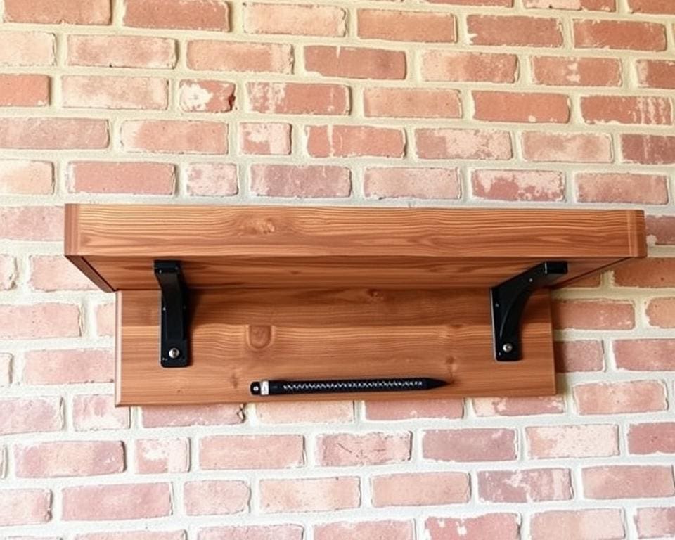 Wandrek in steigerhoutlook: stoer en industrieel