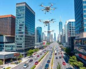 Wat zijn de voordelen van drones in stedelijke logistiek?