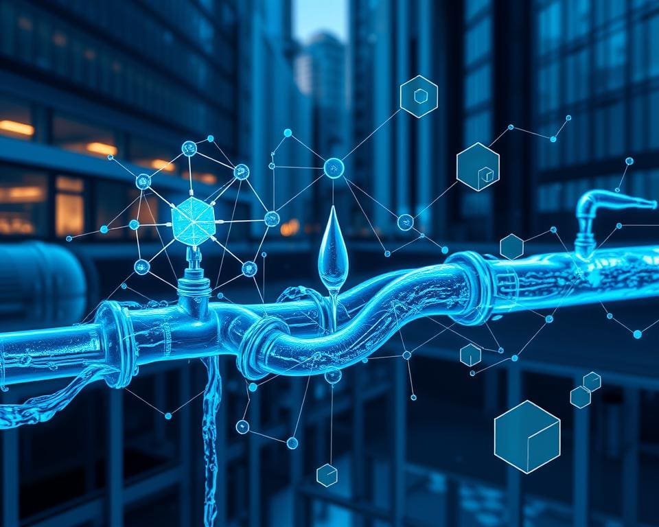 basisprincipes van blockchain in waterdistributie