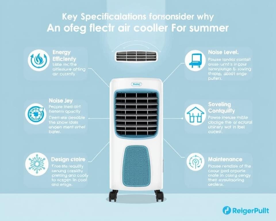 belangrijke specificaties voor aircooler kopen