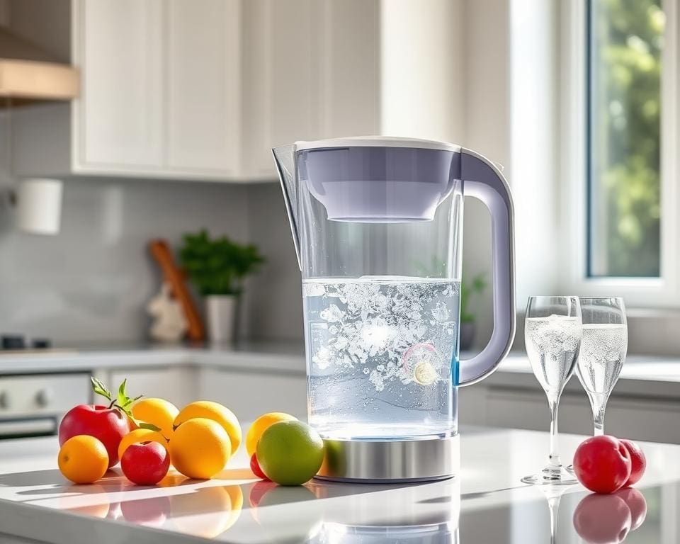 elektrische waterfilterkan met koeling