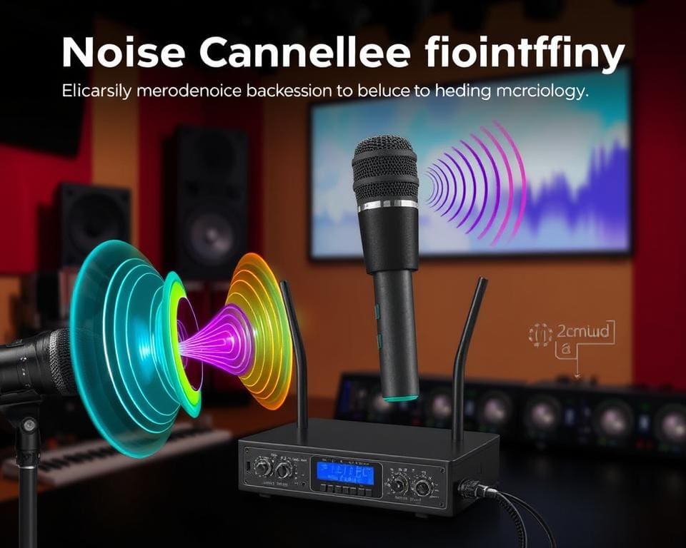 hoe werkt ruisonderdrukking in draadloze microfoons?