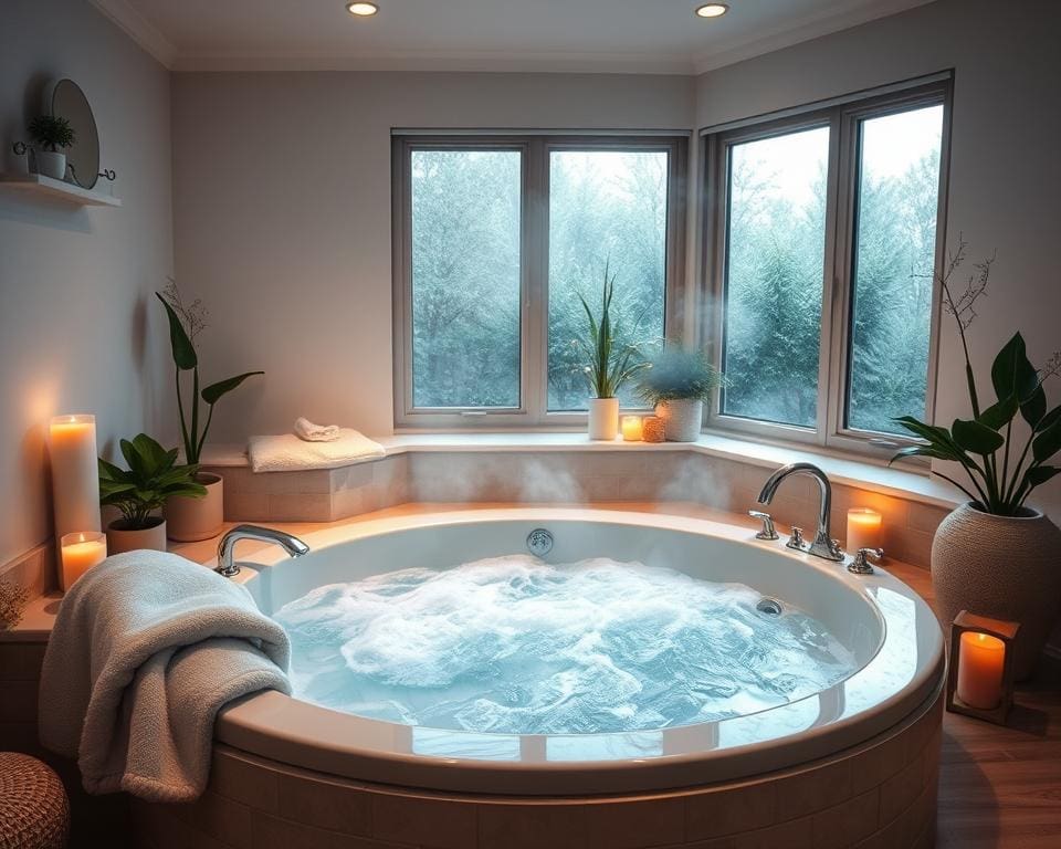 ontspanning in eigen huis met whirlpoolbad
