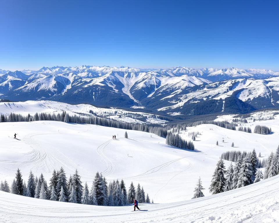 pistes Sestriere voor skiërs