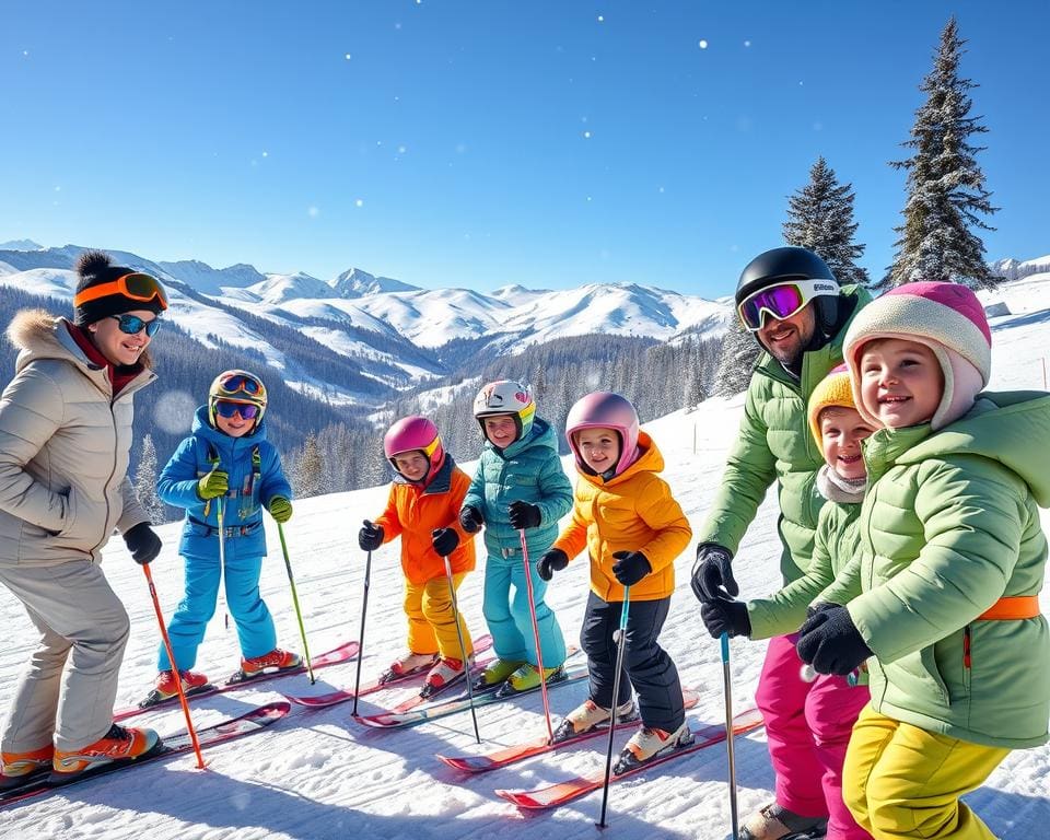 skischolen voor kinderen