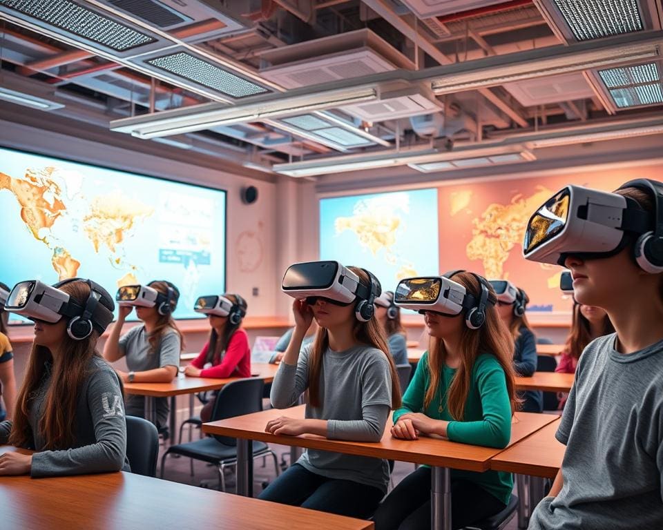 toepassingen van VR voor leren op afstand