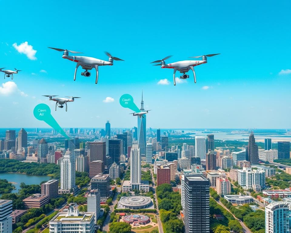 voordelen van drones voor luchtkwaliteitmetingen