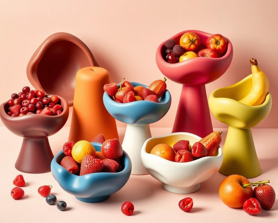Alessi-fruitmanden: speels Italiaans design