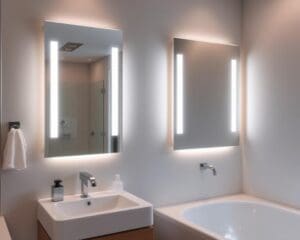 Badkamerspiegels met ingebouwde verwarming