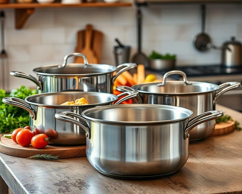 Braadpannen met extra diepe bodem