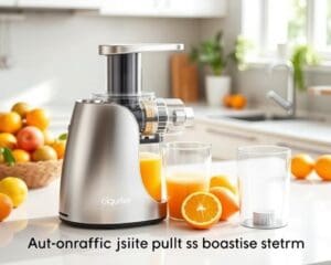 Elektrische citruspersen met automatische pulpafvoer