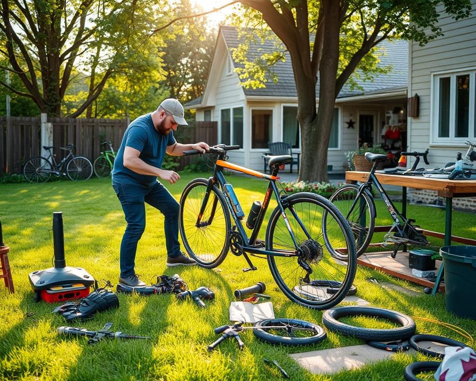 Fiets onderhoud aan huis