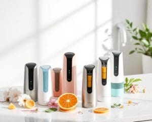 Luchtverfrissers met navulbare capsules