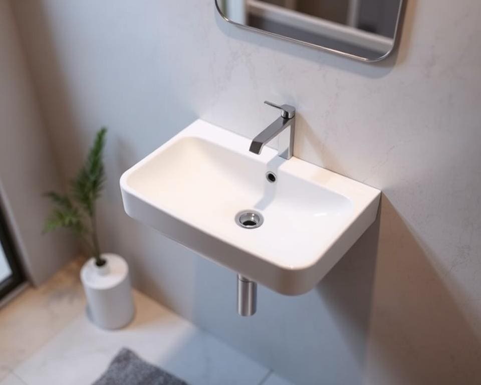 Opvouwbare wastafels voor kleine badkamers