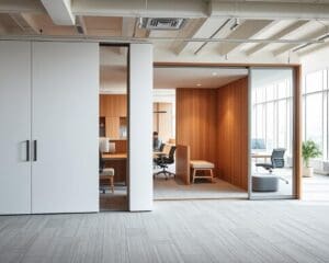 Mobiele wanden voor een flexibele en multifunctionele ruimte-indeling