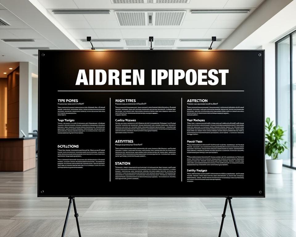 Posterborden die zorgen voor een impactvolle presentatie