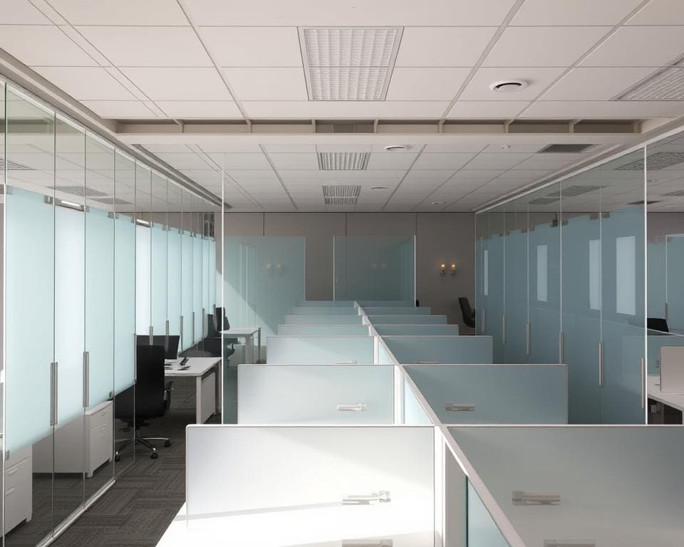 Scheidingswanden die bijdragen aan een efficiënte werkomgeving