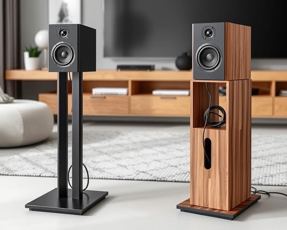 Smart speakerstandaards met kabelbeheer