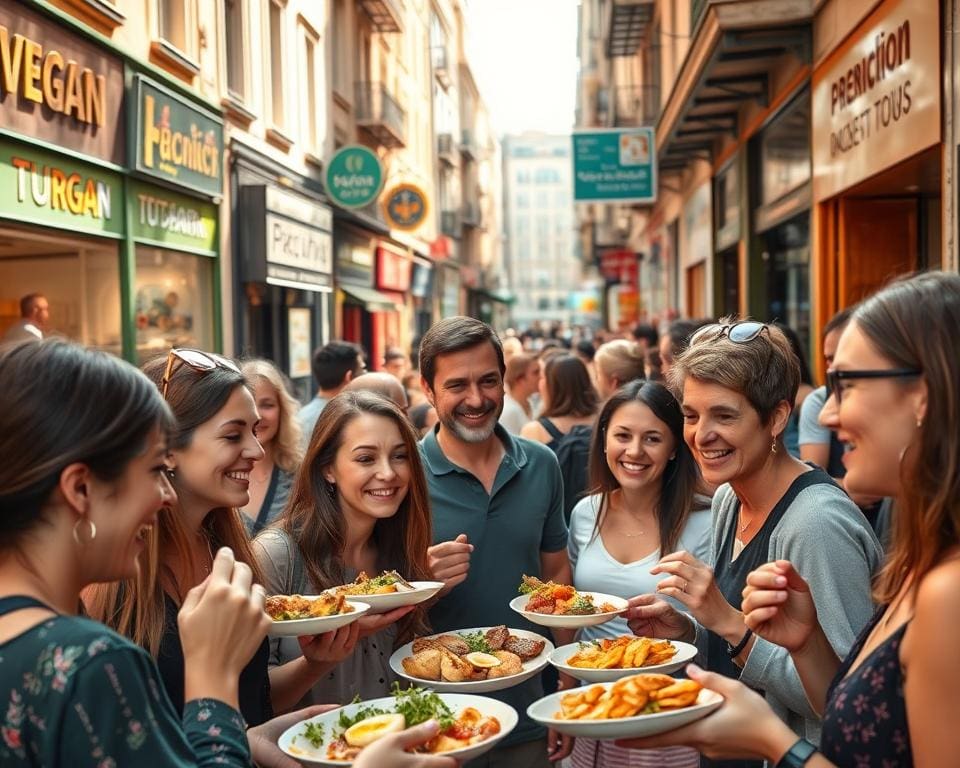 Waar geniet je van de beste vegan food tours?