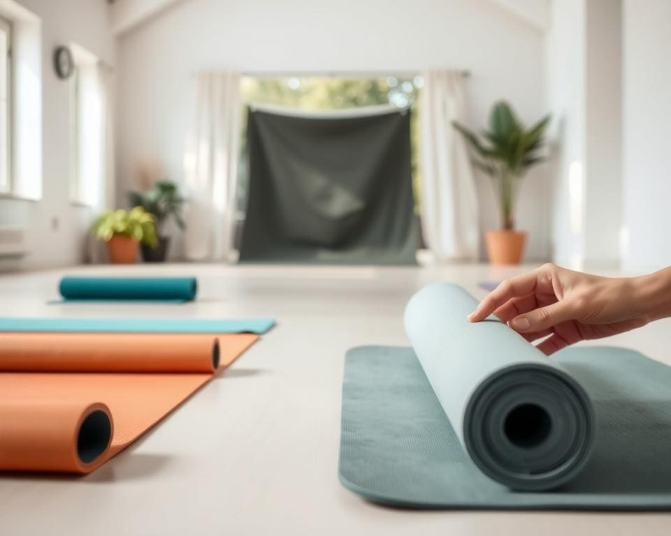 kies de juiste yogamat zonder schadelijke materialen