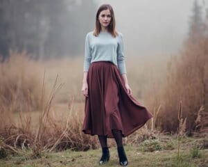 Hoe combineer je beenmode met een rok of jurk?
