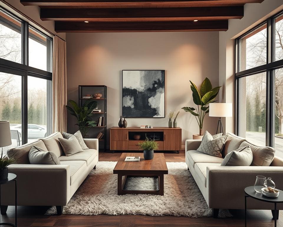 Hoe maak je een modern interieur gezellig?