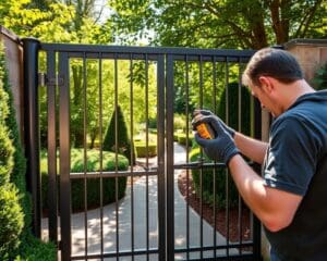 Hoe onderhoud ik mijn draaipoort het beste?