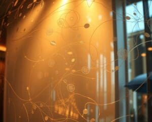 Hoe werkt folie op gebogen glas?