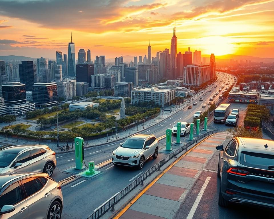 Innovaties in transport: elektrische voertuigen en laadnetwerken