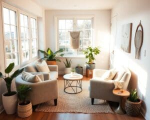 Hoe creëer je een knusse zithoek met weinig ruimte?