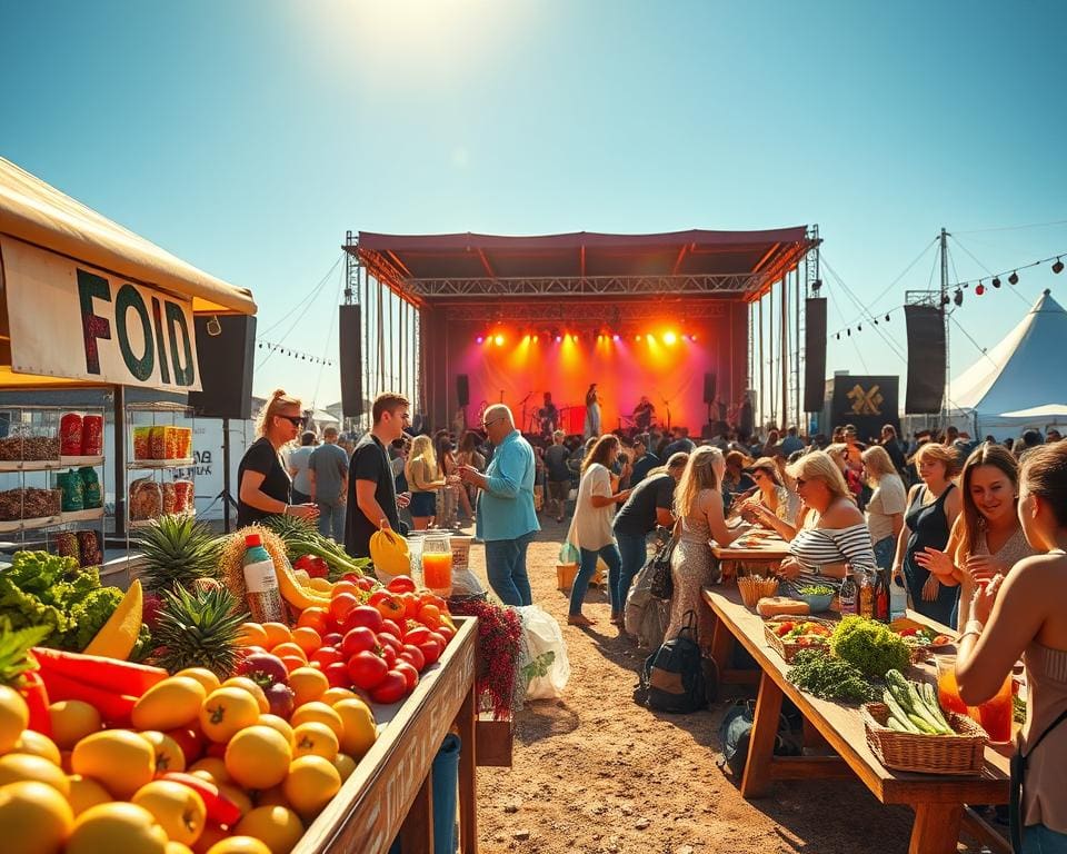 Hoe eet je gezond op een festivaldag?
