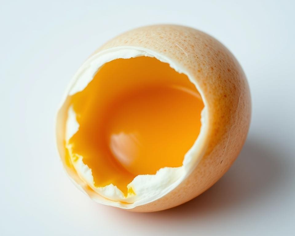 Hoe voedzaam is een gekookt eitje onderweg?