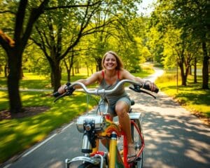 Wat doet een duo-fiets met contact en plezier?